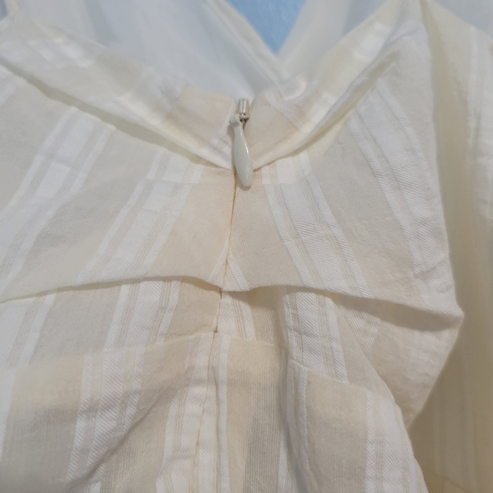 Zara Knotted Stripe Tunic Top Size XL - Picture 8 of 11